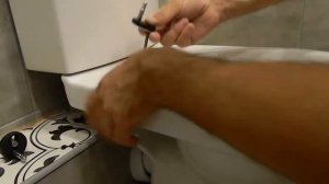 Сборка и установка плавноопускающейся крышки на унитазе.