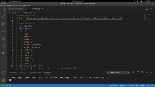 Implementing Metric Data Processing: Using Processors with Metricbeat смотреть онлайн
