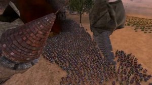 Римская империя против Элитных лучников, Масштабная битва