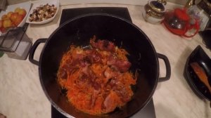Готовим бигус с копчеными ребрышками