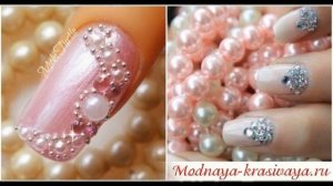 Как красиво украсить ногти СТРАЗАМИ  Идеи маникюра