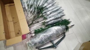 Как упаковать пушистую ёлку, в свою коробку!!! Показываю наглядно!