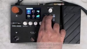 NUX MG-400 Basic Functions Tutorial By Jimmy Lin (No Talking)