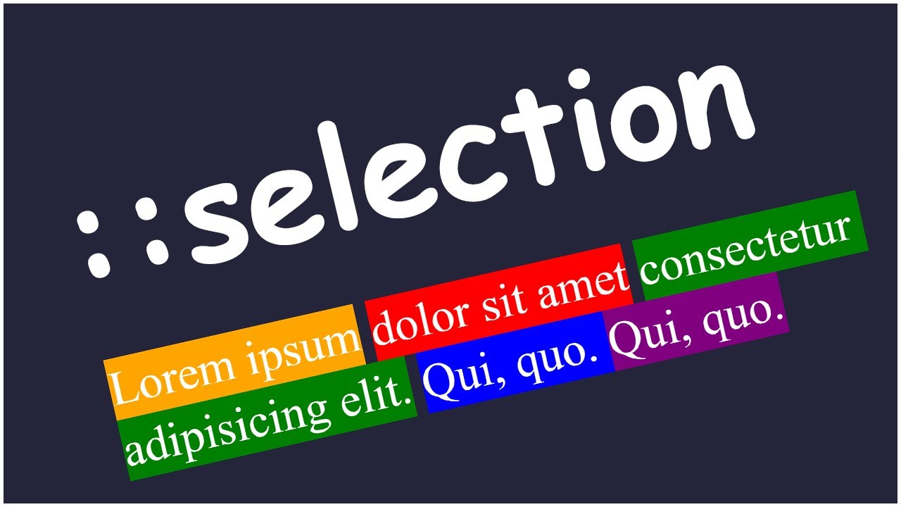 Стилизация выделенного текста на сайте | Псевдоэлемент SELECTION