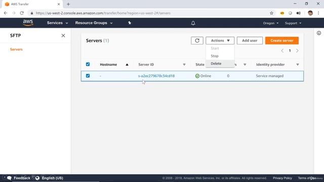 5. AWS SFTP: Delete Users and SFTP Server смотреть онлайн
