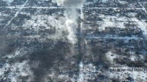 Работа  тяжелой огнеметной системы "Солнцепек"