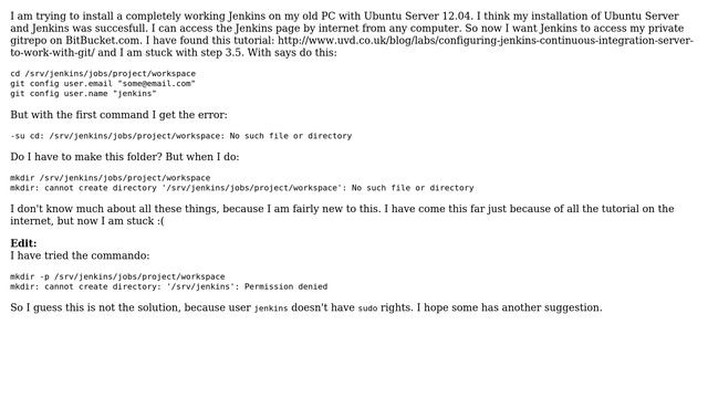 Ubuntu: Jenkins Git Ubuntu Server смотреть онлайн