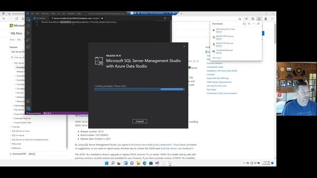 Setting up your Dev Environment  Tutorial - 3. SQL Server setup -  #visualstudio #SQLServer