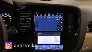Магнитола в стиле Tesla для Mitsubishi Outlander 2012+ (с круговым обзором) ZF-1109
