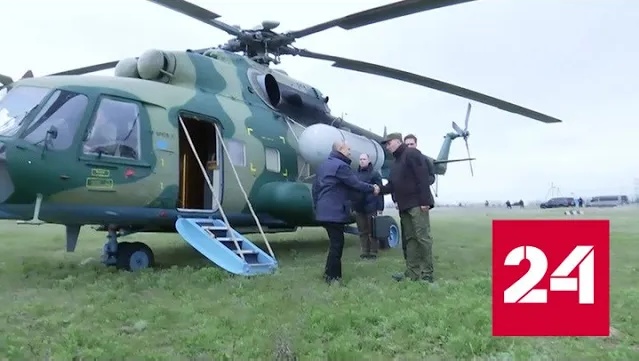 Рабочая поездка Путина в Херсонскую область и ЛНР - Россия 24 