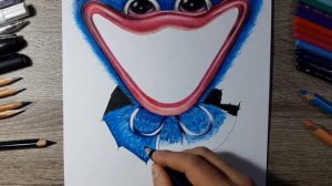 Рисую реалистичного Хаги Ваги. / Drawing realistic Huggy Wuggy