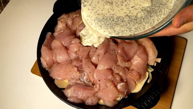 УЖИН ИЗ КУРИЦЫ КАРТОШКИ СЛИВОК! ПРОСТОЙ И ВКУСНЫЙ РЕЦЕПТ