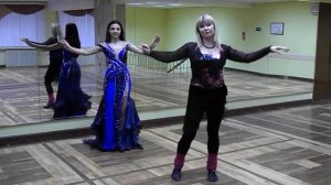 Восточный танец  для начинающих. Тряска-качалка.Тренер Елена Короткова.