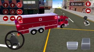 Real Fire Truck Driving Simulator 2021 - New Fire Fighting Fireman's Daily#11 - Android IOS GamePla