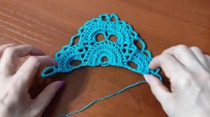 Готовимся к 8 Марта. Шаль крючком. Подробный м.к.  для начинающих.