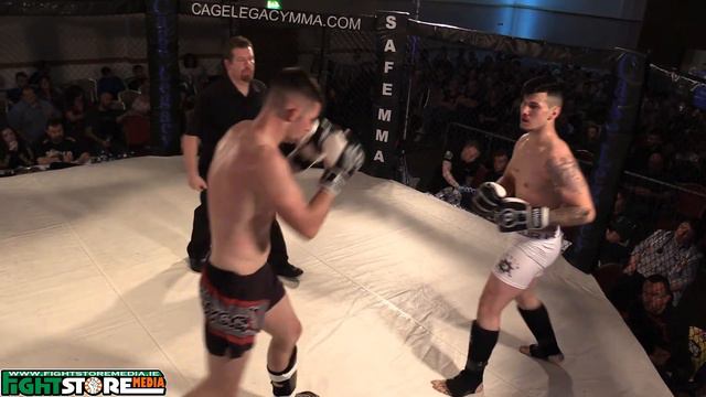 Hugh Gleeson vs Andreas Binder - Cage Legacy Kickboxing 3 смотреть онлайн