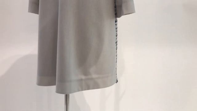 Комбинированное платье/ твид от CHANEL / голубое платье / шерстяное платье