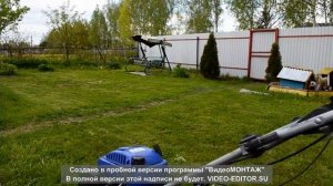 Газонокосилка хендай. Пробный запуск и работа после ремонта