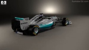 Mercedes-Benz W05 2014 by 3D model store Humster3D.com