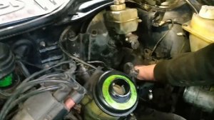 AUDI 100  1986 г. Переделка системы тормозов с гидроусилителя, на вакуумный усилитель тормозов