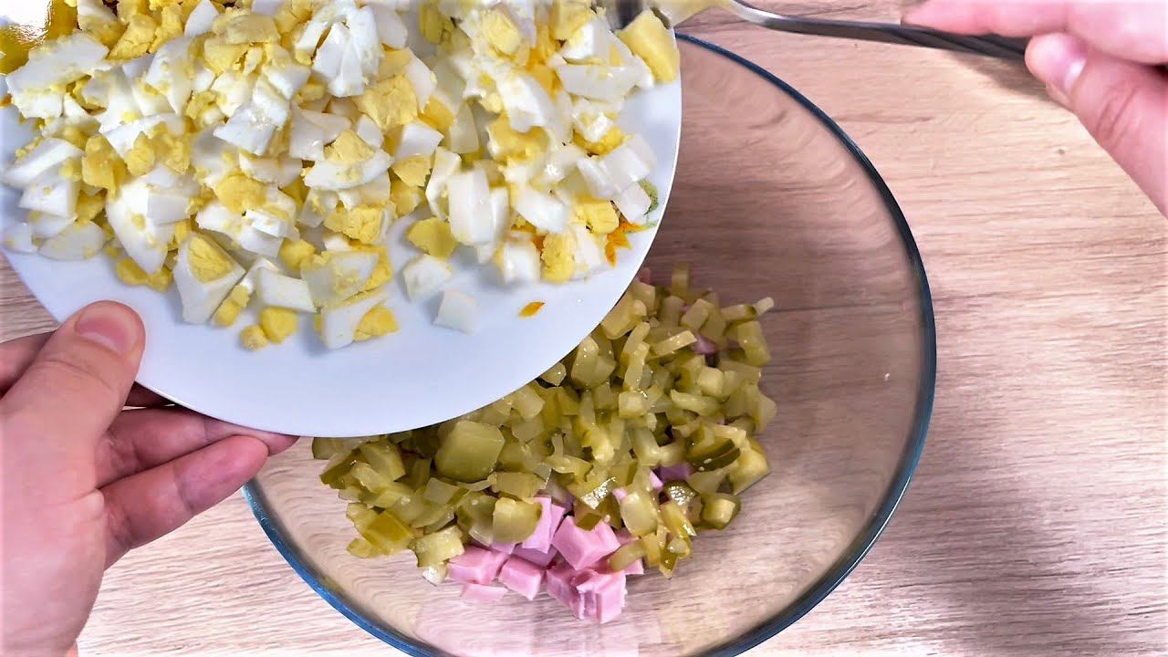На вкус, как оливье, а готовить проще и быстрее