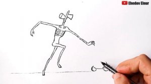 Как нарисовать Сиреноголовый | Siren Head SCP-6789