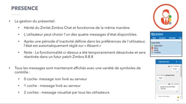 [Webinar] Les nouveautés Zimbra Collaboration 8.8.8 French смотреть онлайн