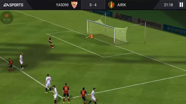 FIFA mobile. Режим атаки.  Walcott ПВ 90. Защита в атаку.