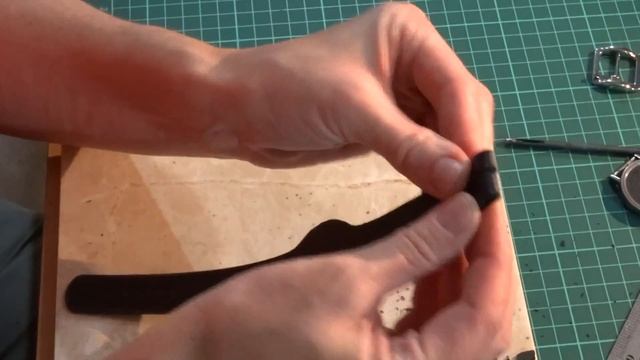 Делаем сами браслет для часов. DIY Leather watchband handmade.