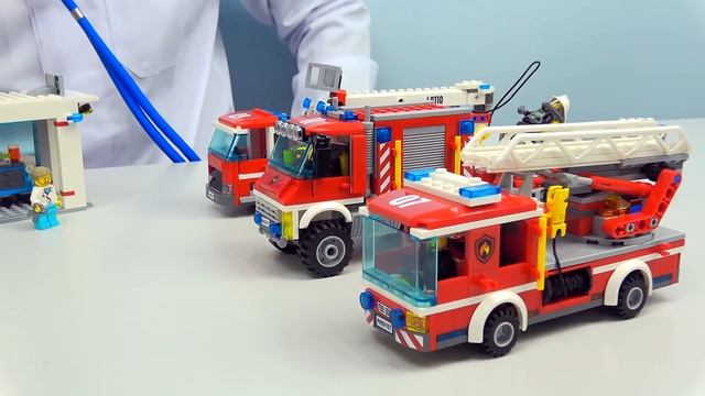 Доктор Даник и БОЛЬНИЦА ЛЕГО СИТИ - Детское видео про Lego City 60204 Hospital for Kids