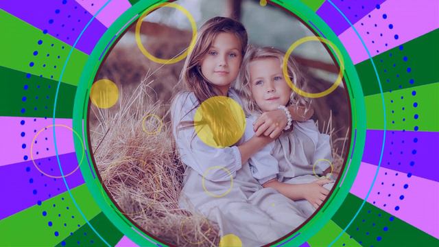 Ах, какое весёлое было лето!! Бесплатный проект для вашего творчества.