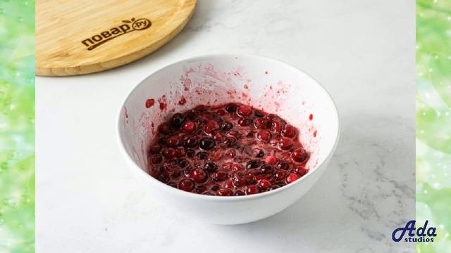 Галета с клюквой Рецепт, пошаговый, как приготовить, видеорецепт