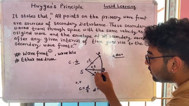 Explanation of Huygen’s Principle | New Course NEB смотреть онлайн