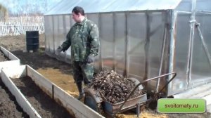 Приусадебное хозяйство  Как построить универсальные теплые грядки  Поделки сад огород своими руками