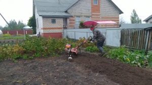 Мотокультиватор FERMER в работе