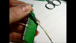 Еловая веточка своими руками. Мастер-класс.