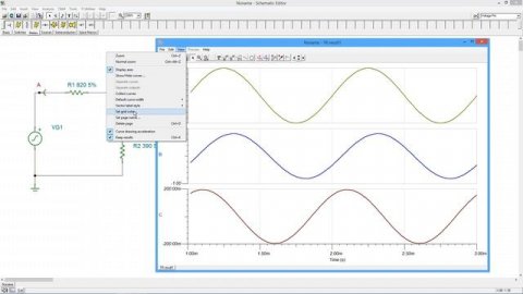 TINA-TI Transient Analysis