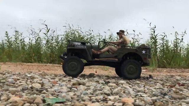 ROCHOBBY Willys 1941 MB Scaler Off-road after rain смотреть онлайн