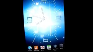 Clock Optical Flares LWP Live wallpapers for OS Android