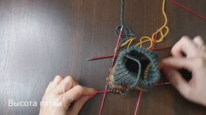 Носки с жаккардом без протяжек   #вязание #вяжемноски #носкисжаккардом