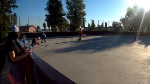хоккей  на роликах-Первая игра
