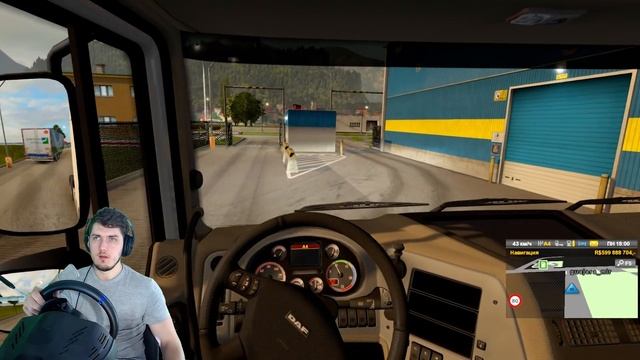 РЕАЛЬНО СЛОЖНАЯ ДОРОГА - РАБОТА ДАЛЬНОБОЙЩИКА в EURO TRUCK SIMULATOR 2 + РУЛЬ смотреть онлайн