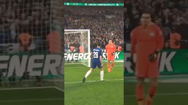 Azpilicueta Penalty Against Spurs In The Carabao Cup. calm and Cool As Rocket