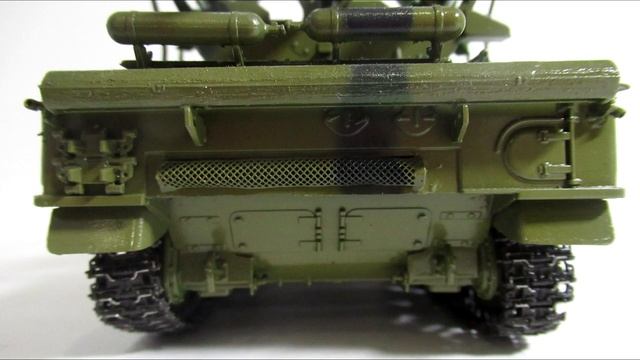 Пусковая установка ЗРК Куб 1/35 результат сборки смотреть онлайн