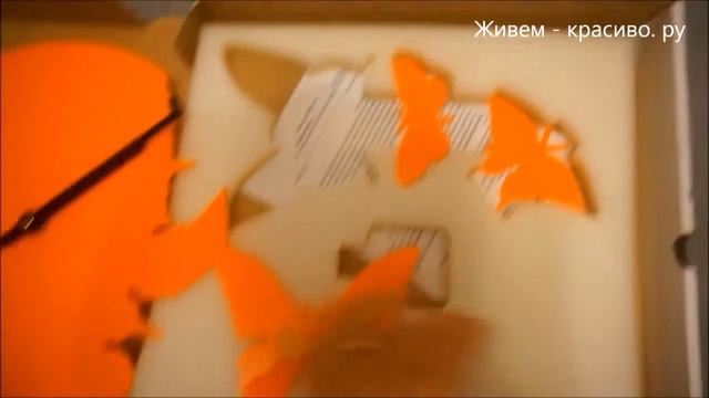 Настенные часы Порхающие бабочки  Россия