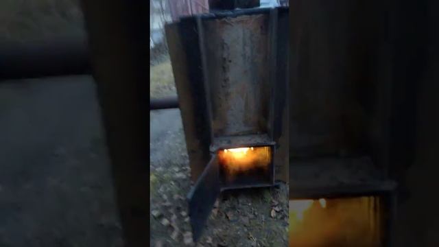 ПЕЧЬ НА ОТРАБОТКЕ для гаража смотреть онлайн