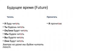 Русский язык как иностранный. Русские глаголы _читать_ и _прочитать_. (А1) Russian verbs_Trim