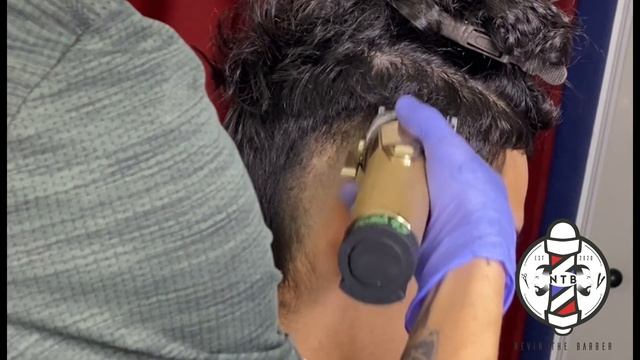 Curly Burst Fade Haircut | Barber Tutorial смотреть онлайн