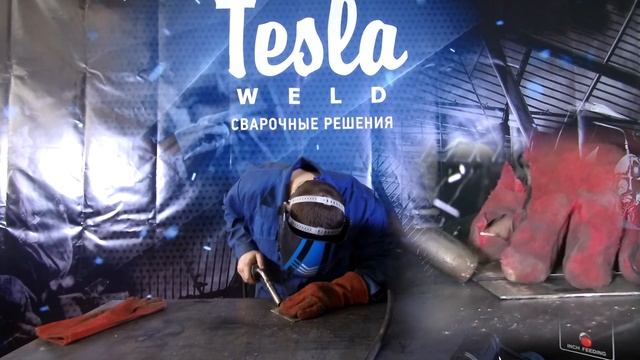 Сварка черного, тонкого металла полуавтоматом в углекислоте. Аппарат Тесла МИГ 630. смотреть онлайн