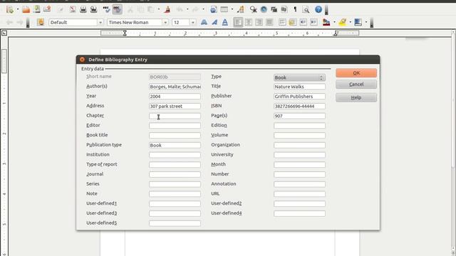 Insert Bibliography Entry(citations) in Libre Office.ogv смотреть онлайн